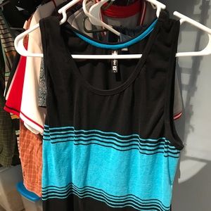 Oceancurrent Black and Blue Tank XL